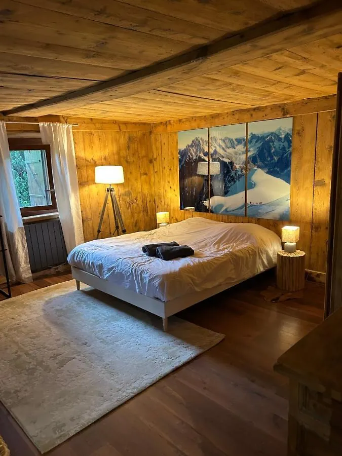 Logement Avec Jardin Et Vue Panoramique Montblanc Les Houches Apartment
